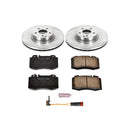 PowerStop OE Stock Replacement Low-Dust Ceramic Brake Pad and Rotor Kit