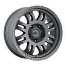 17x8.5 Vision 409 Inferno Satin Black 6x114.3 6x4.5 ET0 Wheel Rim-2