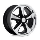 18X9 U.S. Wheel U109 BANDIT Matte Black Machined 5X120.65 ET8 wheel/rim-1
