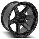 4Play Gen3 4P63 20x10 Black Brushed Face Tinted Wheel 5x127 ET-18 CB87.1