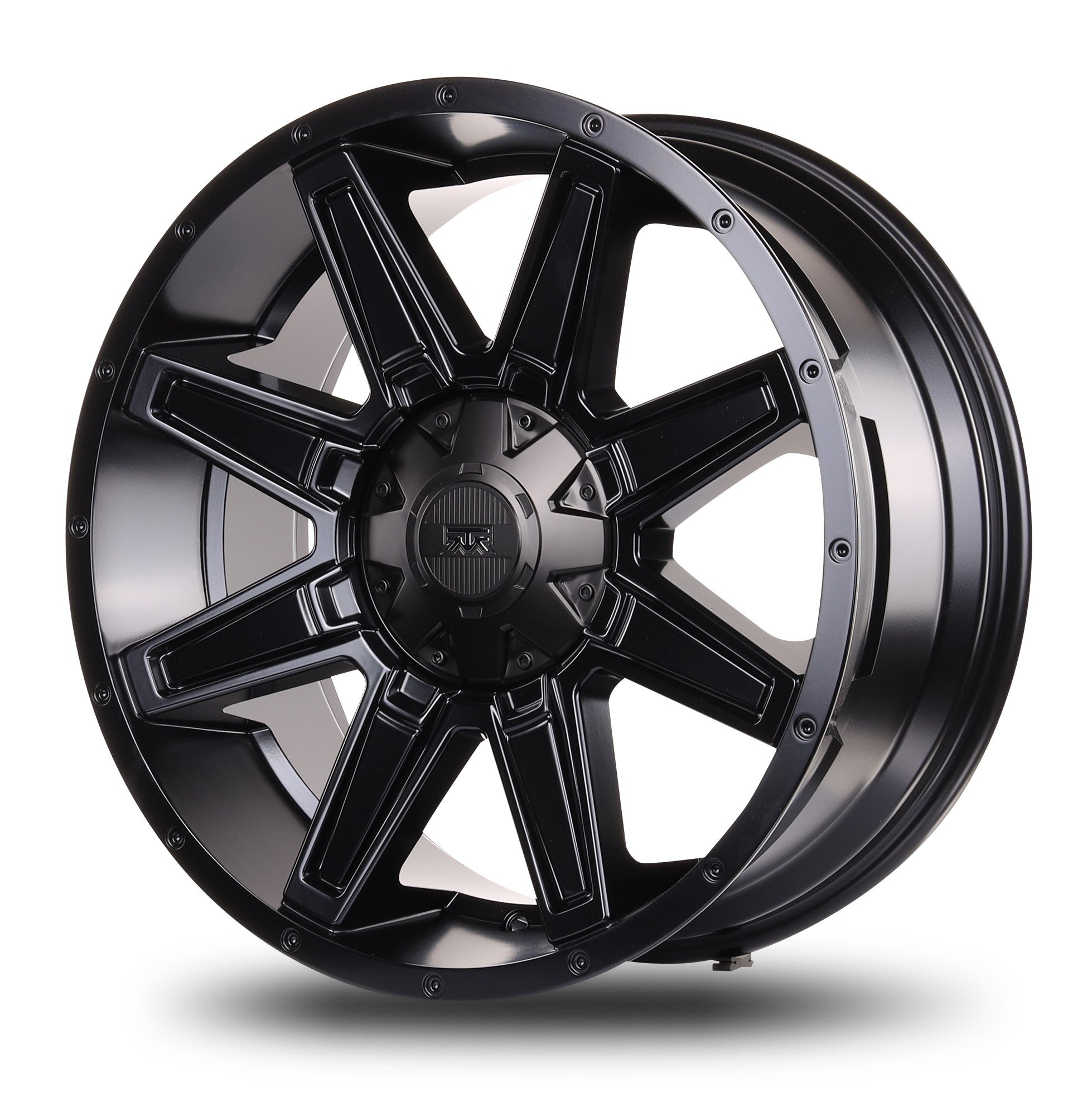 18x9 Mudder Trucker MT404 Deviant Black 5x139.7 5x5.5 5x150 ET18 Wheel Rim