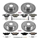 PowerStop Z23 Daily Driver Carbon-Fiber Ceramic Brake Pad and Drilled & Slotted