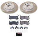 PowerStop Semi-Coated Rotor and Low-Dust Ceramic Brake Pad Kit