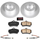 PowerStop Genuine Geomet Coated Rotor and Carbon-Fiber Ceramic Brake Pad Kit