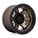 17X9 Fuel D124 BLOCK Beadlock Bronze MT-BLK-RG 5X127 ET-15 wheel/rim