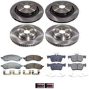 OE Stock Replacement Low-Dust Ceramic Brake Pad and Rotor Kit