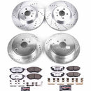 PowerStop Z26 Street Performance Ceramic Brake Pad and Drilled & Slotted Rotor K