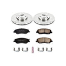 PowerStop OE Stock Replacement Low-Dust Ceramic Brake Pad and Rotor Kit