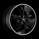 20x10 Foose Legend Black & Milled Wheel/Rim 5x115 5-115 20-10-1