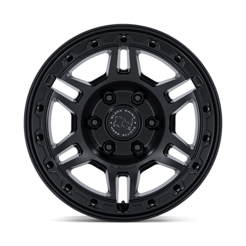 17x8.5 Black Rhino BR039 Vanguard Matte Black 6x139.7 ET0 CB106.1 Wheel