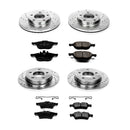 PowerStop Z23 Daily Driver Carbon-Fiber Ceramic Brake Pad and Drilled & Slotted