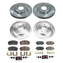 PowerStop Z23 Daily Driver Carbon-Fiber Ceramic Brake Pad and Drilled & Slotted