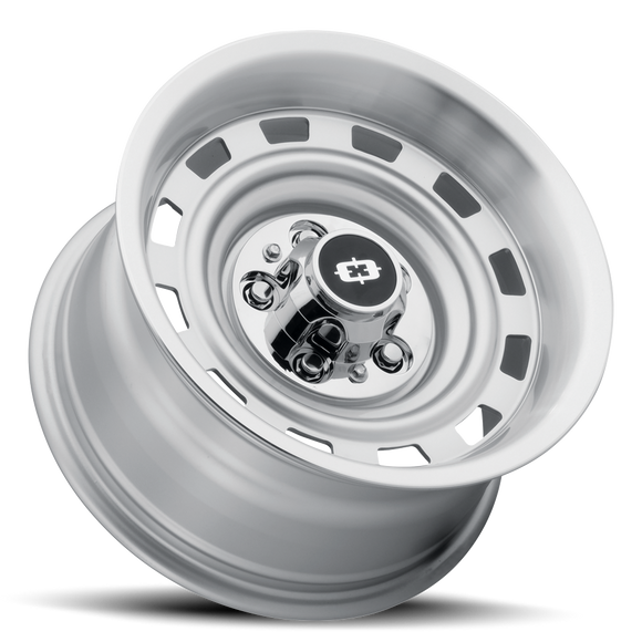 15X8 Vision Cheyenne Silver Machined Lip 6x139.7 6x5.5 ET-18 Wheel Rim