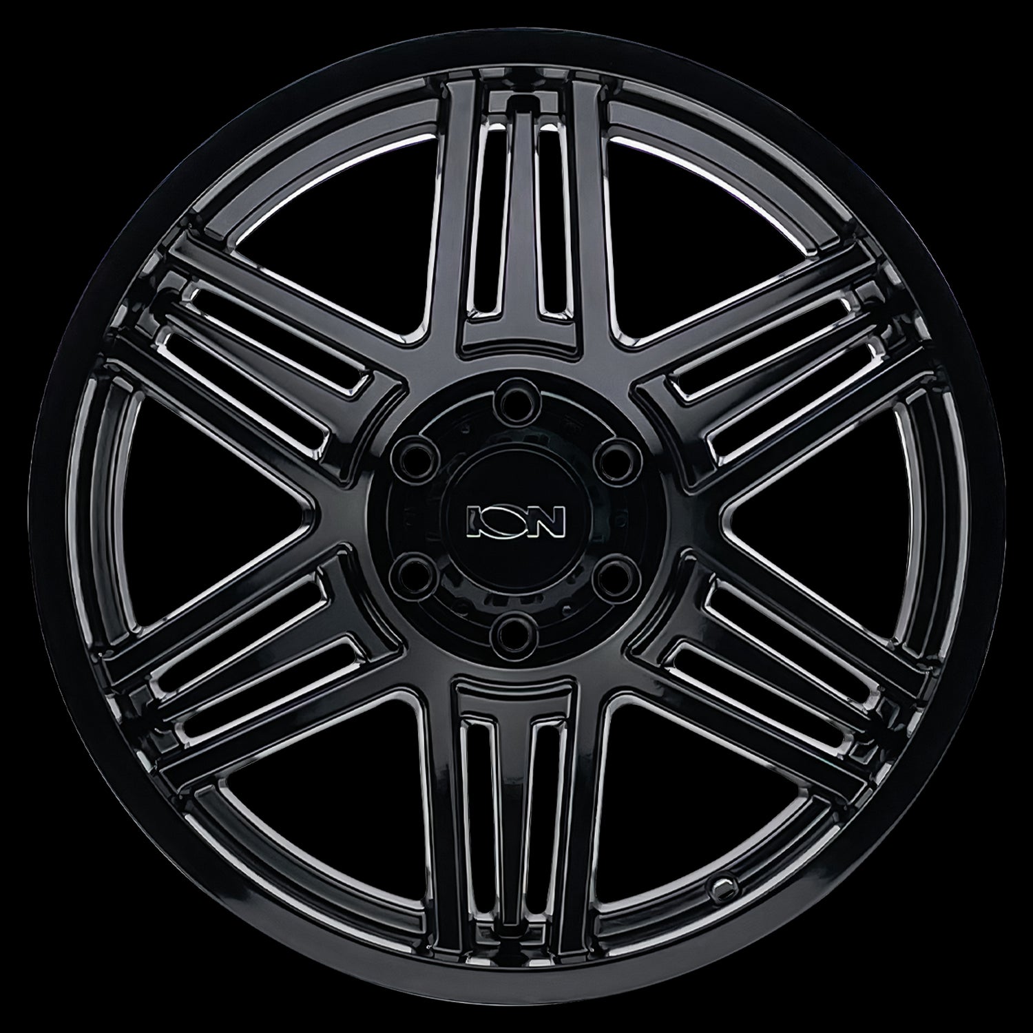 17x9 ION 147 Gloss Black 6x139.7 6x5.5 ET0 Wheel Rim