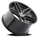 20x9 Select Precision Alloys Shadow Black Brushed DDT 5x114.3 ET20 Wheel