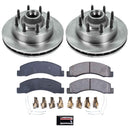 PowerStop OE Stock Replacement Low-Dust Ceramic Brake Pad and Rotor Kit