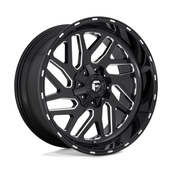22x10 Fuel Off-Road D581 Triton Gloss Black Milled 6x135 ET-19 CB106.1 Wheel Rim