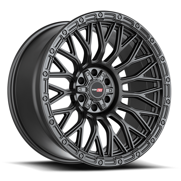 20x9 Vortek VRT-607 Spero Matte Black 5x127 ET12 CB78.1 Wheel Rim