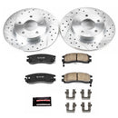 PowerStop Z23 Daily Driver Carbon-Fiber Ceramic Brake Pad and Drilled & Slotted