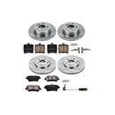 PowerStop OE Stock Replacement Low-Dust Ceramic Brake Pad and Rotor Kit