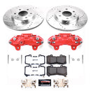PowerStop Z36 Truck and SUV Ceramic Brake Pad, Drilled & Slotted Rotor, and Cali