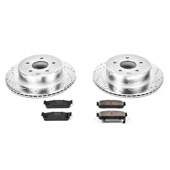 PowerStop Z23 Daily Driver Carbon-Fiber Ceramic Brake Pad and Drilled & Slotted