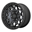 17X9 KMC KM545 TREK Satin Black With Gray Tint 5X127 ET-12 wheel/rim
