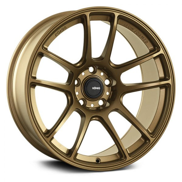 18x8.5 Konig Heliogram Matte Bronze 5x114.3 5x4.5 ET32 Wheel Rim