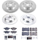 PowerStop Z23 Daily Driver Carbon-Fiber Ceramic Brake Pad and Drilled & Slotted