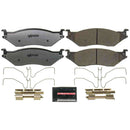 PowerStop Z36 Truck And Tow Carbon-Fiber Ceramic Brake Pads With Hardware