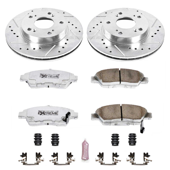 PowerStop Z26 Street Performance Ceramic Brake Pad and Drilled & Slotted Rotor K