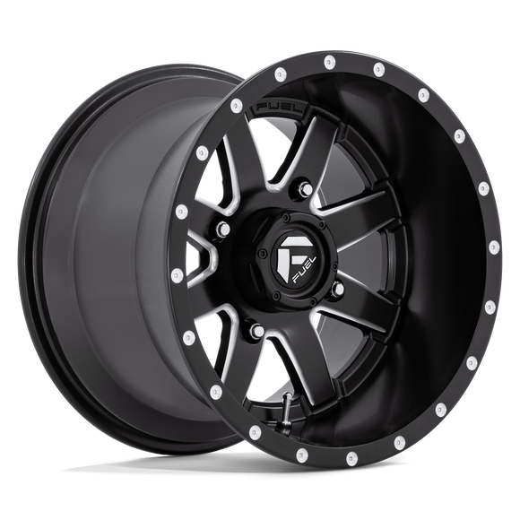 15X10 Fuel UTV D538 Maverick Matte Black Milled 4X156 ET0 Wheel Rim
