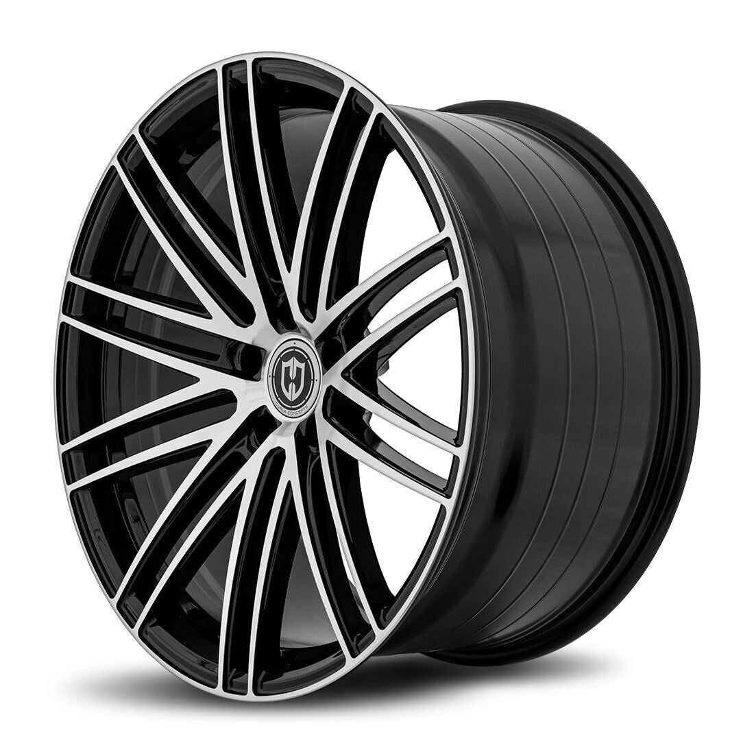 20x9 Curva CFF50 Gloss Black Machine Face 5x115 ET15 wheel/rim