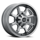 12x8 Vision 415 Bomb Gunmetal 4x110 ET-10.2 Wheel Rim