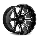 20x12 Hardrock BloodShot Xposed Gloss Black Milled 5x150 ET-44 wheel/rim-2
