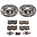 PowerStop OE Stock Replacement Low-Dust Ceramic Brake Pad and Rotor Kit