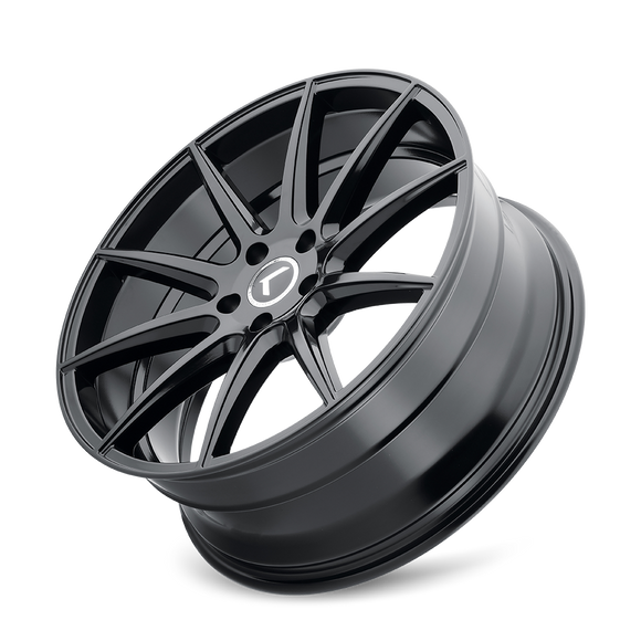 17x8 Kraze Cosmos Gloss Black 5x114.3 ET38 CB72.62 Wheel Rim