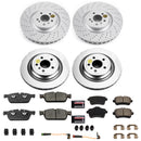 PowerStop Genuine Geomet Coated Rotor and Carbon-Fiber Ceramic Brake Pad Kit