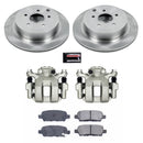 PowerStop OE Stock Replacement Low-Dust Ceramic Brake Pad, Rotor and Caliper Kit