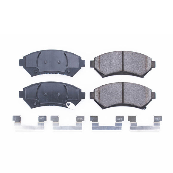 PowerStop Z17 Evolution Ceramic Brake Pads With Hardware