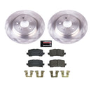 PowerStop OE Stock Replacement Low-Dust Ceramic Brake Pad and Rotor Kit