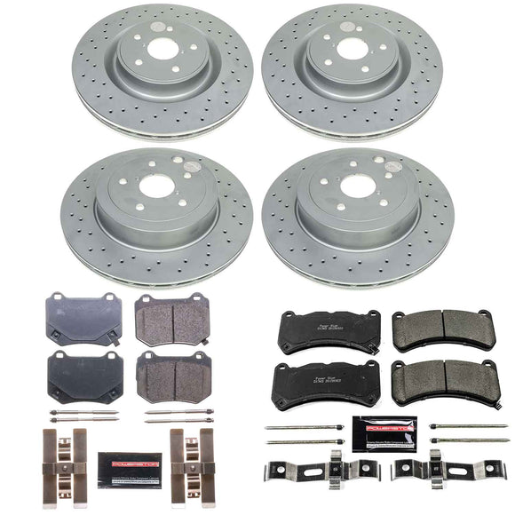 Z23 Daily Driver Premium Carbon-Fiber Ceramic Brake Pad and Fully Coated Rotor K