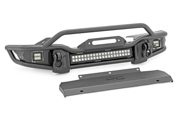 Rough Country Front Winch Bumper Tubular For For Jeep Gladiator Wrangler