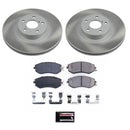 PowerStop Semi-Coated Rotor and Low-Dust Ceramic Brake Pad Kit
