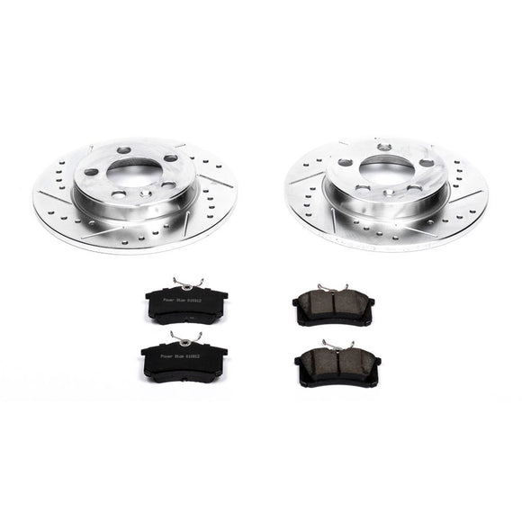 PowerStop Z23 Daily Driver Carbon-Fiber Ceramic Brake Pad and Drilled & Slotted