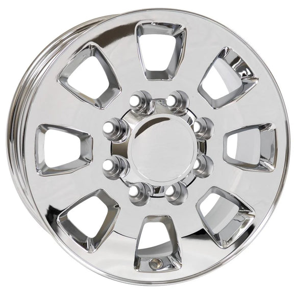 18" Replica Wheel CV75A Fits GMC Sierra Rim 18x8 Chrome Wheel