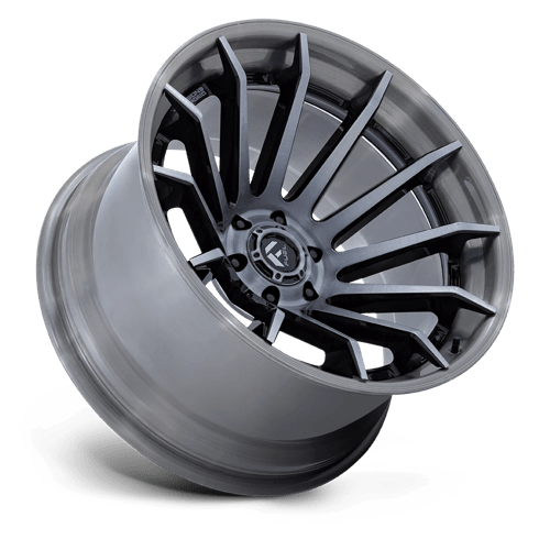 20x9 Fuel Off-Road FC403 BURN Gloss Black With Brushed Gray Tint Face & Lip 6x13