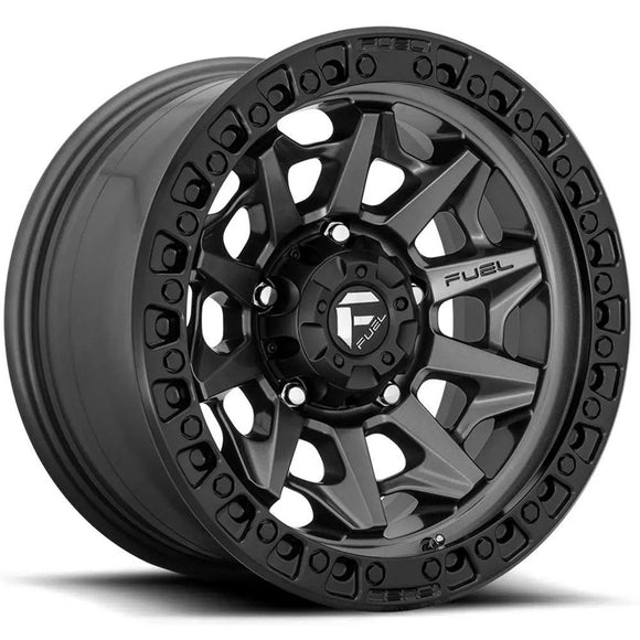 20X9 Fuel D716 Covert Matte Gun Metal Black Bead Ring 5X127 ET1 wheel/rim