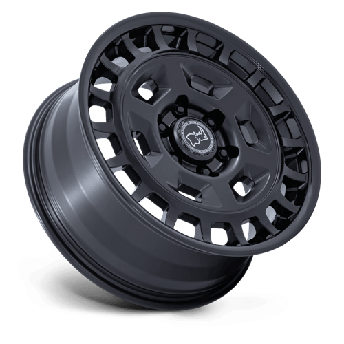 18x8 Black Rhino BR405 Rover Matte Black Gloss Lip 6x139.7 ET32 Wheel