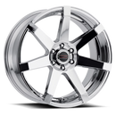 17x8 Vision 9042V Sultan Chrome 6x127 6x5 ET30 Wheel Rim